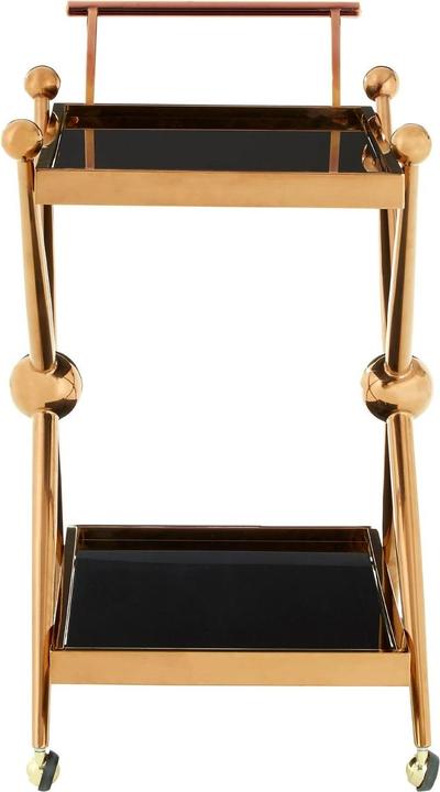 Produktbild Fifty five south Servierwagen Novo II Roségold aus rostfreiem Stahl 84 x 73 cm
