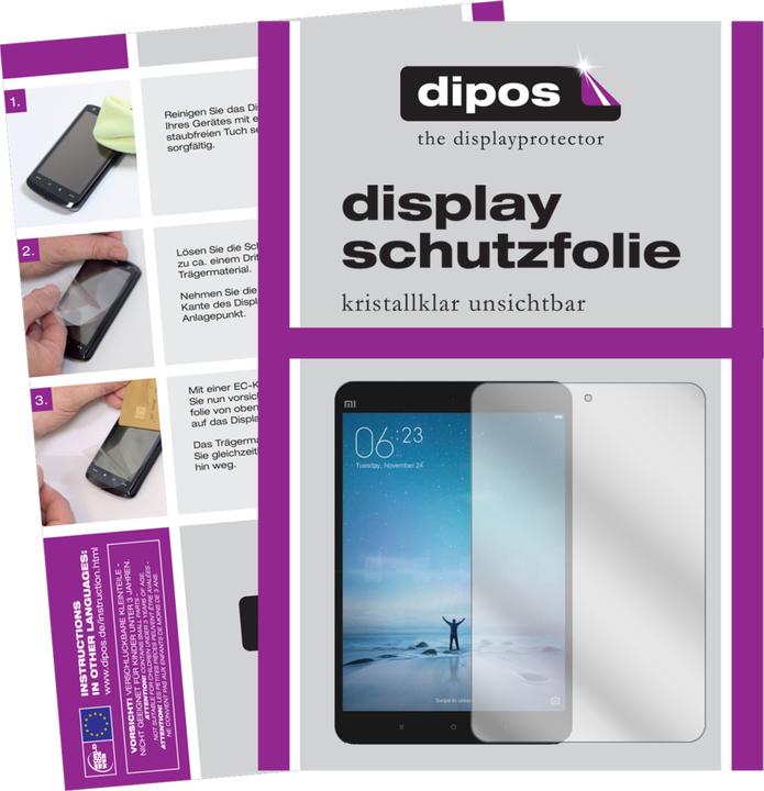 Immagine prodotto Dipos Pellicola Protettiva (2 Pezzo/i, Xiaomi Mi Pad 3)