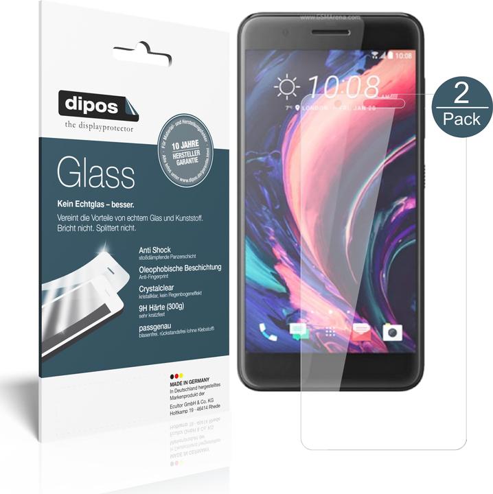 Produktbild Dipos Displayschutz Anti-Shock (2 Stück, HTC One X10)