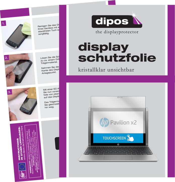 Immagine prodotto Dipos Pellicola Protettiva (2 Pezzo/i, HP Pavilion x2 10.1 pollici)