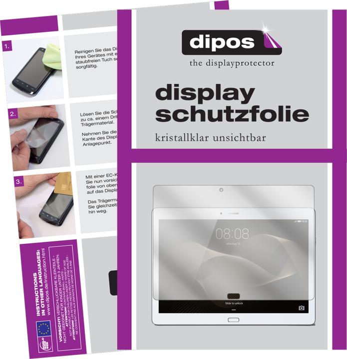Image du produit Dipos Film de Protection d’écran Crystalclear (2 pièce(s), Huawei MediaPad M2 10.0)