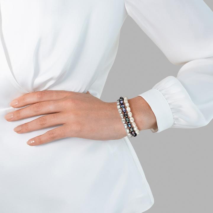 Image du produit Valero Pearls Femme Perle d'eau douce de culture 19,0 cm - 33958 (19 cm, Organza)