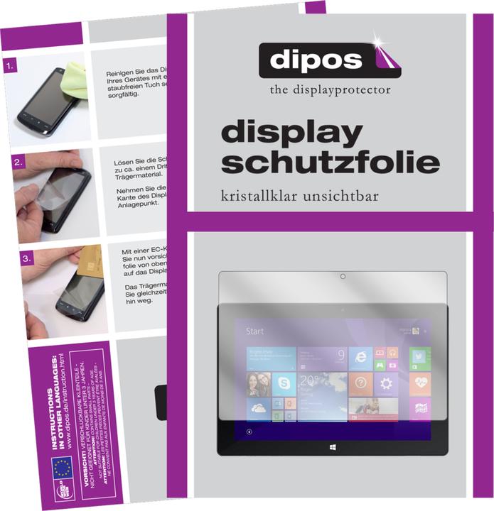 Image du produit Dipos Film de Protection d’écran Crystalclear (2 pièce(s), Surftab Wintron 10.1)