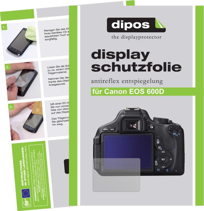 Produktbild Dipos Displayschutzfolie Antireflex (Displayschutz, Canon EOS 600D)
