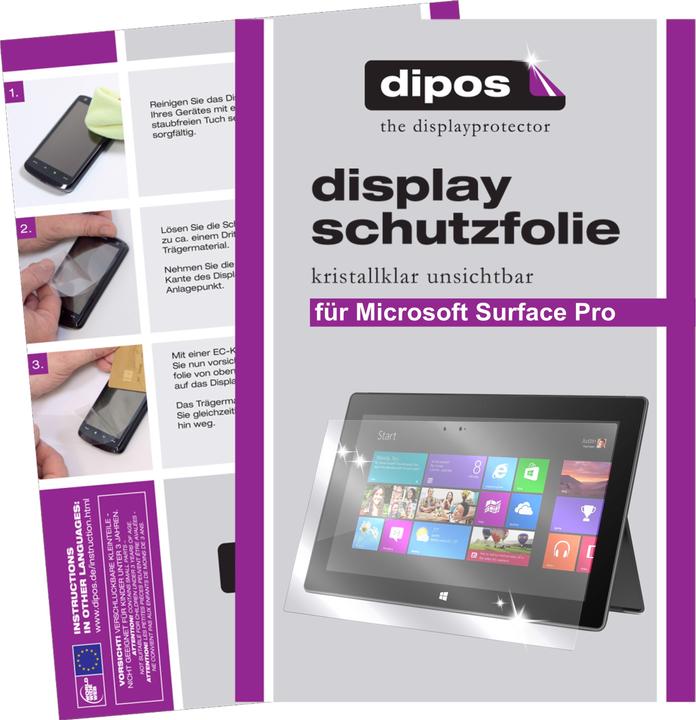 Immagine prodotto Dipos Pellicola Protettiva (2 Pezzo/i, Microsoft Surface Pro)