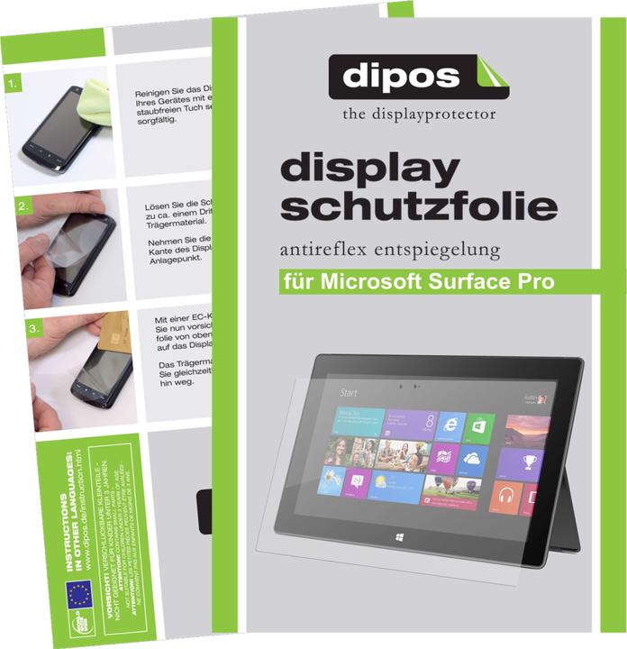 Immagine prodotto Dipos Pellicola Protettiva Antiriflesso (2 Pezzo/i, Microsoft Surface Pro)