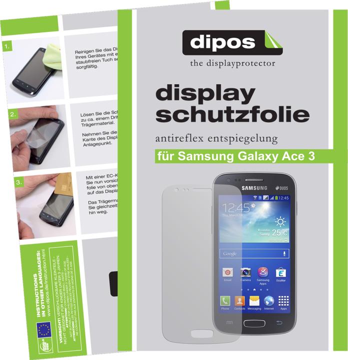 Actual product image Dipos Screen Protector Anti-Glare (2 Piece, Samsung Galaxy Ace 3)
