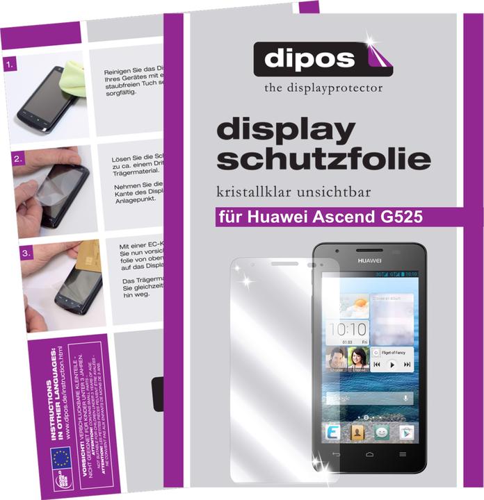 Actual product image Dipos Screen Protector Crystalclear (2 Piece, Huawei Ascend G525)