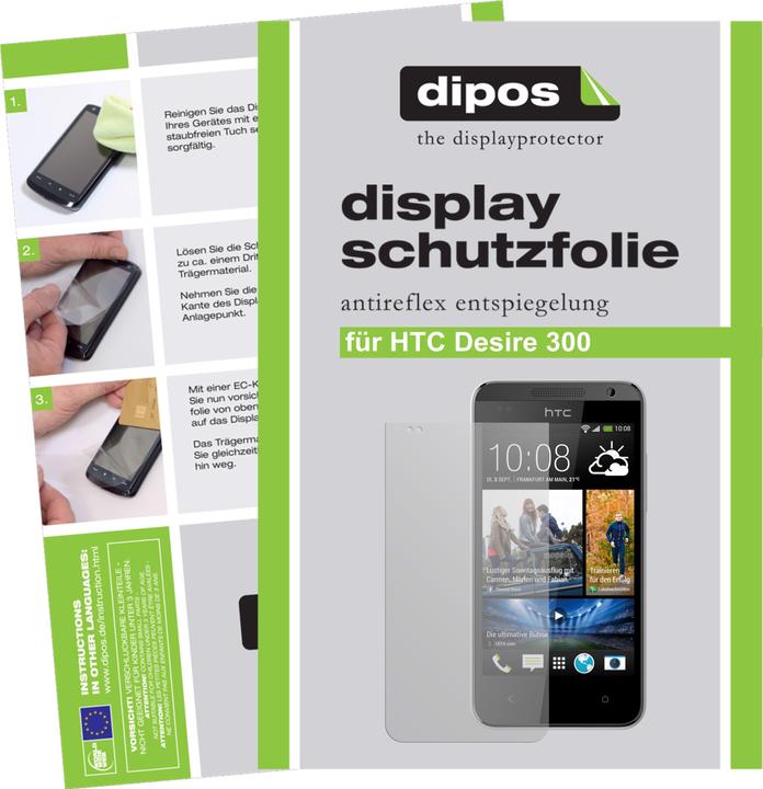 Actual product image Dipos Screen Protector Anti-Glare (2 Piece, HTC Desire 300)
