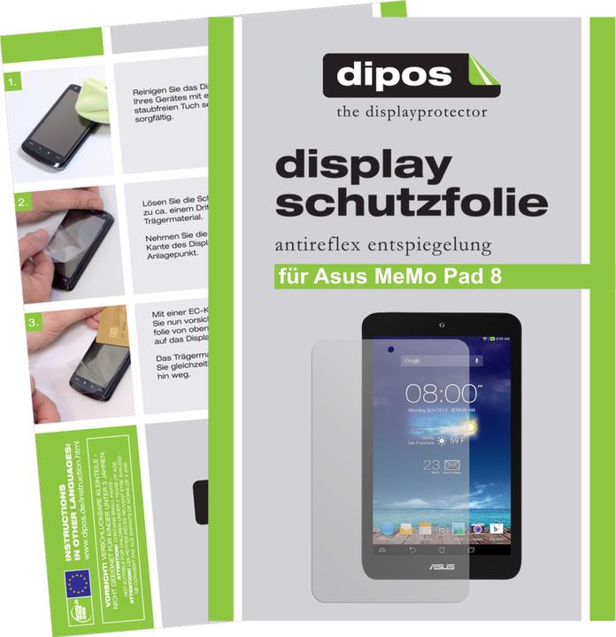 Immagine prodotto Dipos Pellicola Protettiva Antiriflesso (2 Pezzo/i, MeMO Pad 8)