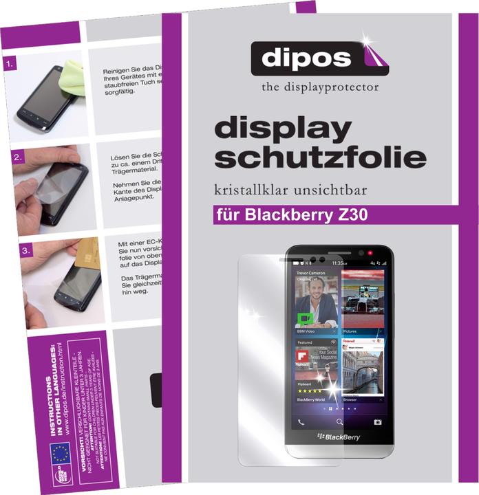 Actual product image Dipos Screen Protector Crystalclear (2 Piece, Blackberry Z30)