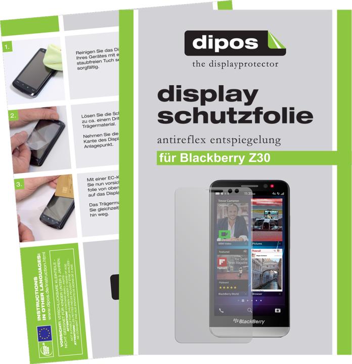 Immagine prodotto Dipos Pellicola Protettiva Antiriflesso (2 Pezzo/i, Blackberry Z30)