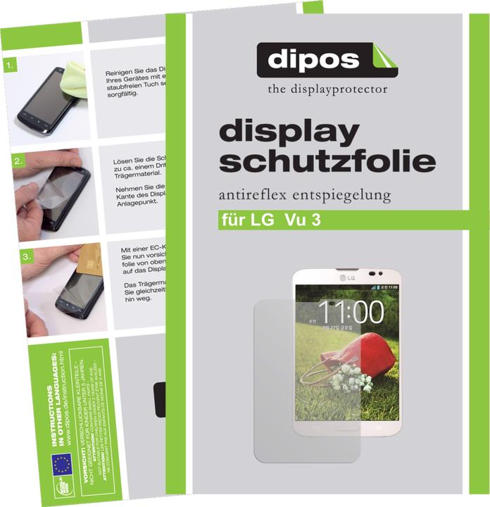 Produktbild Dipos Displayschutzfolie Antireflex (2 Stück, LG Vu 3)