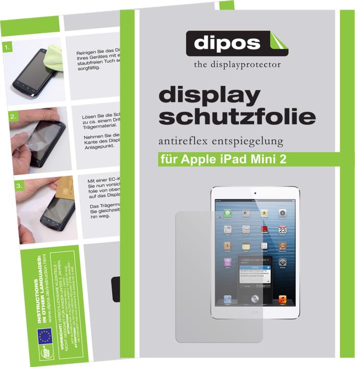 Produktbild Dipos Displayschutzfolie Antireflex (2 Stück, iPad mini 2013 (2. Gen))