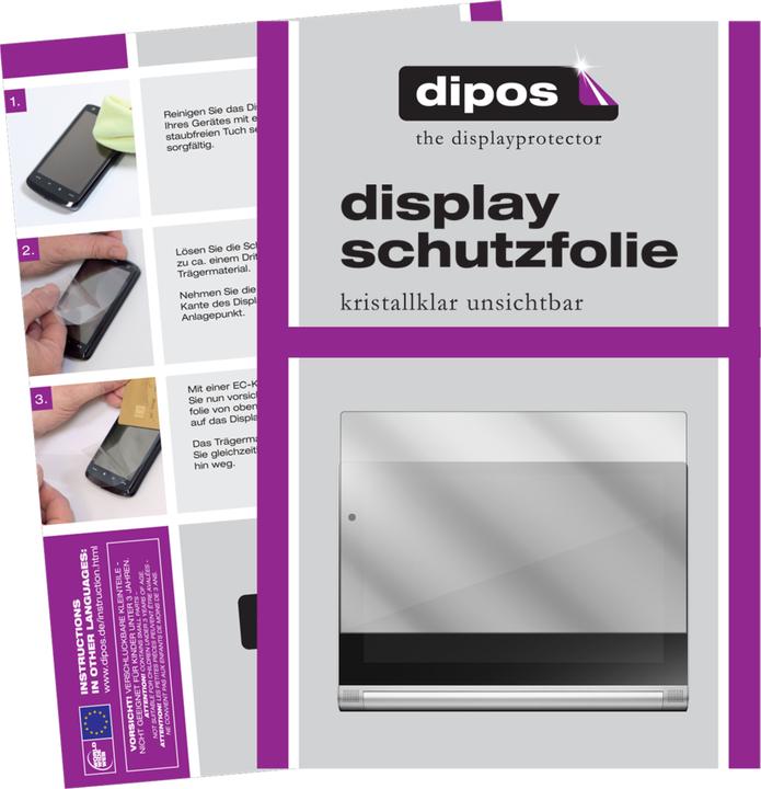 Actual product image Dipos Screen Protector Crystalclear (2 Piece, Lenovo Yoga Tablet 2)