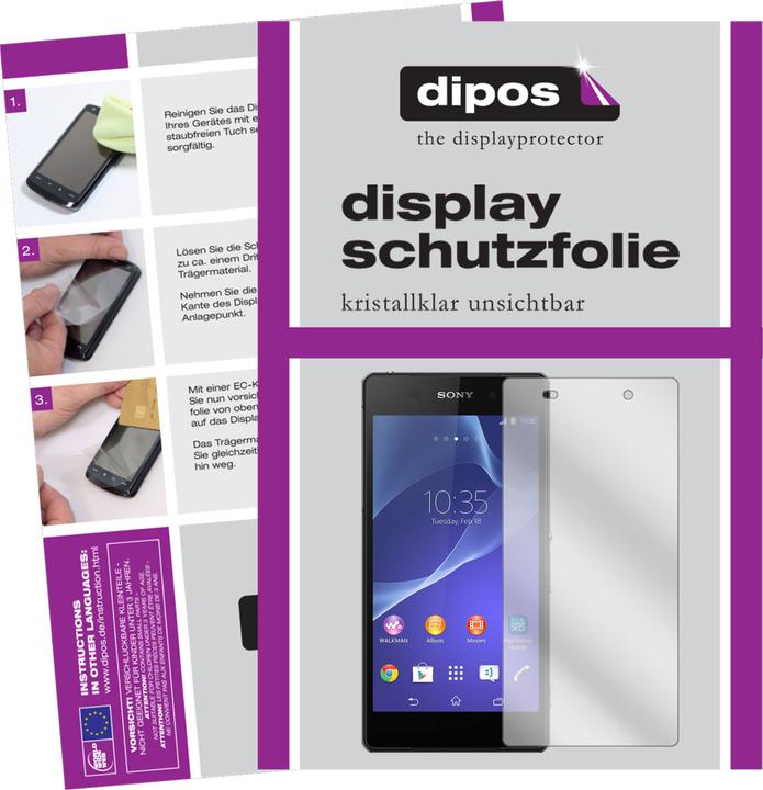 Produktbild Dipos Displayschutzfolie Crystalclear (2 Stück, Sony Xperia Z2)