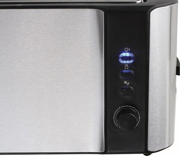 Image du produit Livoo Grille-pain acier inoxydable large fente