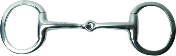 Image du produit Korsteel Mors de filet à tête d'olive en acier inoxydable, léger et fin, à simple brisure
