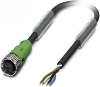 Moxa CBL-M12FF4POPEN-150 IP67 - M12-Open power cable, 4-pin A-coded female connector, IP67, 1.5 m (1.50 m)