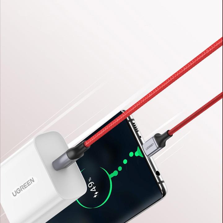 Produktbild Ugreen USB-C to USB-C cable 2.0 1m (red) (1 m, USB 2.0)