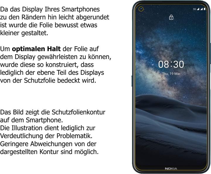 Produktbild Dipos Displayschutzfolie Crystalclear (6 Stück, Nokia 8.3 5G)