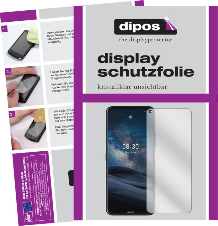 Produktbild Dipos Displayschutzfolie Crystalclear (6 Stück, Nokia 8.3 5G)