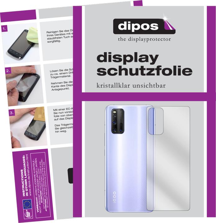 Actual product image Dipos Screen Protector Crystalclear (2 Piece, Vivo iQOO 3)