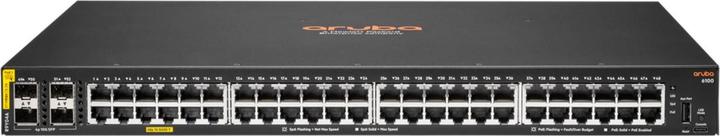 Image du produit HPE Aruba Networking CX 6100 48G Class4 PoE 4SFP+ 740W Switch (EN) (48 Ports)