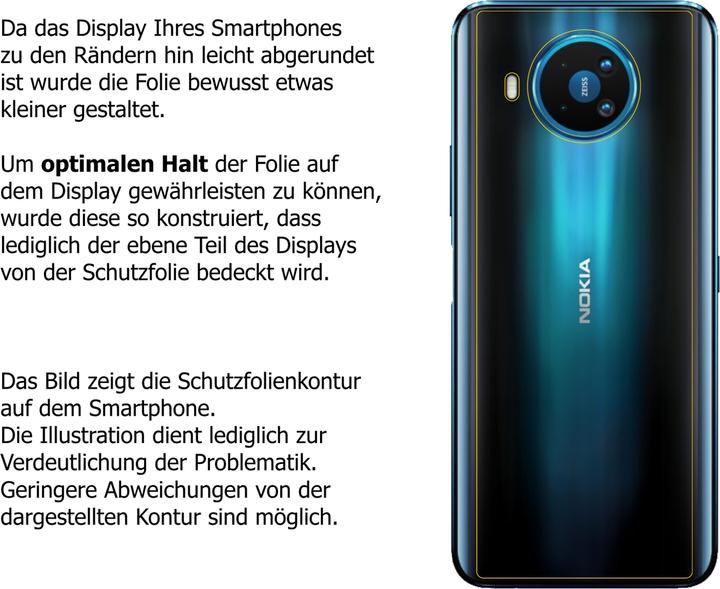 Image du produit Dipos Film de Protection d’écran Anti-Shock (1 pièce(s), Nokia 8.3)