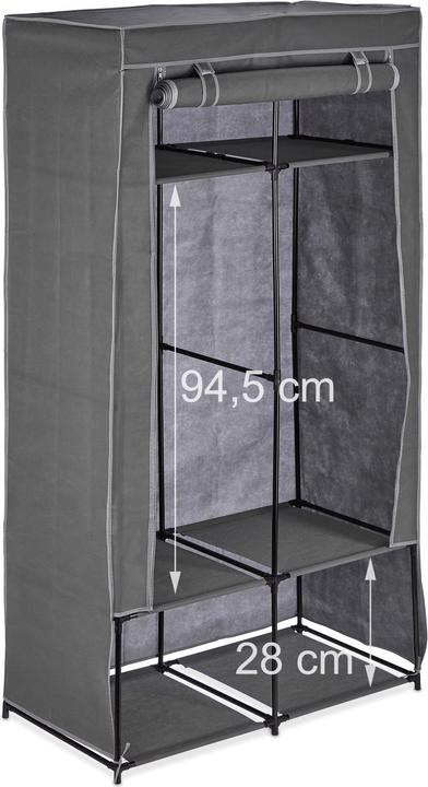 Image du produit Relaxdays Penderie tissu (90 x 45 x 172 cm)