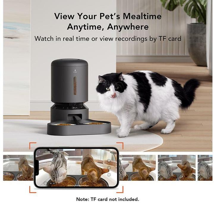 Immagine prodotto Petlibro Vassoio per alimenti doppio con fotocamera (5 l)