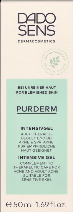 Produktbild Dado Sens PURDERM Intensiv-Gel - Unreine Haut (50 ml, Gesichtsgel)