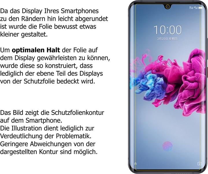 Actual product image Dipos Screen Protector Anti-Shock (1 Piece, ZTE Axon 11 5G)