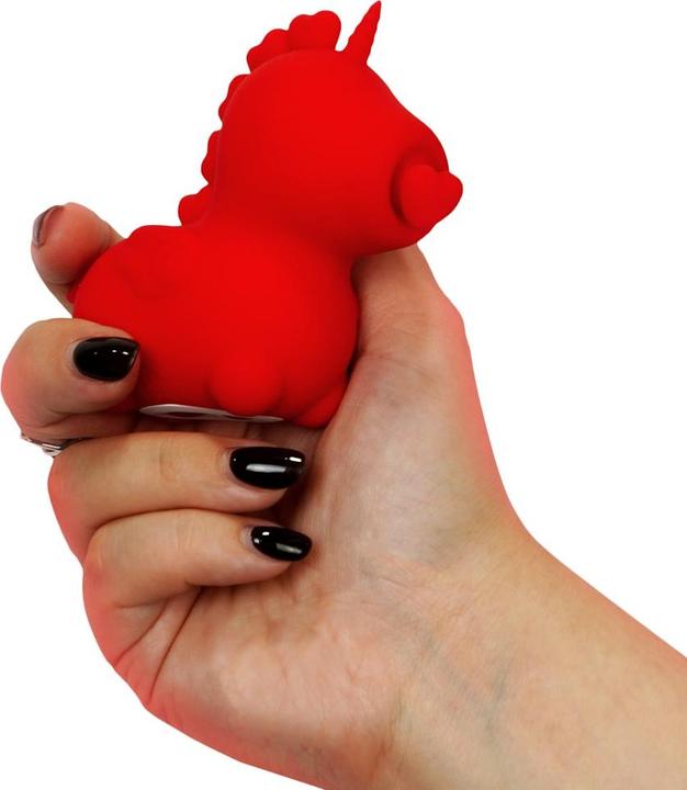 Actual product image Unihorn Cupid's Beau Vibrator Red