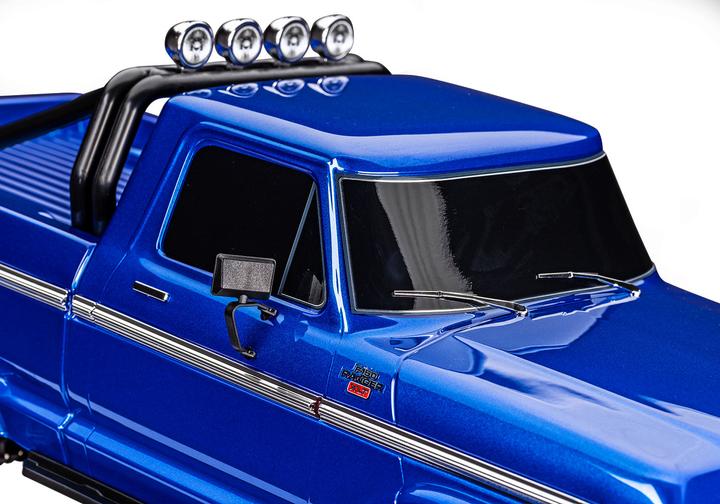 Immagine prodotto Traxxas TRX-4 79 Ford F150 High-Trail 1/10 Crawler RTR blu spazzolato, senza batteria e caricatore (RTR pronto all'uso)