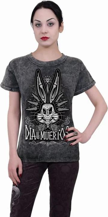 Immagine prodotto Looney Tunes Muertos Maglietta Bugs Bunny Risvolto Donna (S)