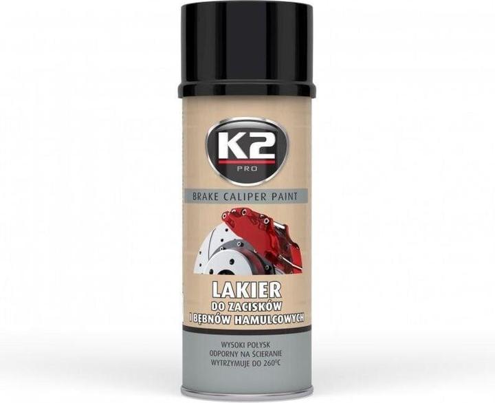Immagine prodotto K2 Pinze Dei Freni Vernice Nera 400ml (Nero, 400 ml)