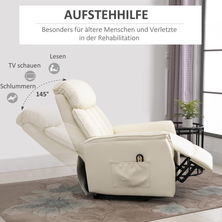 Produktbild Homcom Fernsehsessel mit Aufstehhilfe