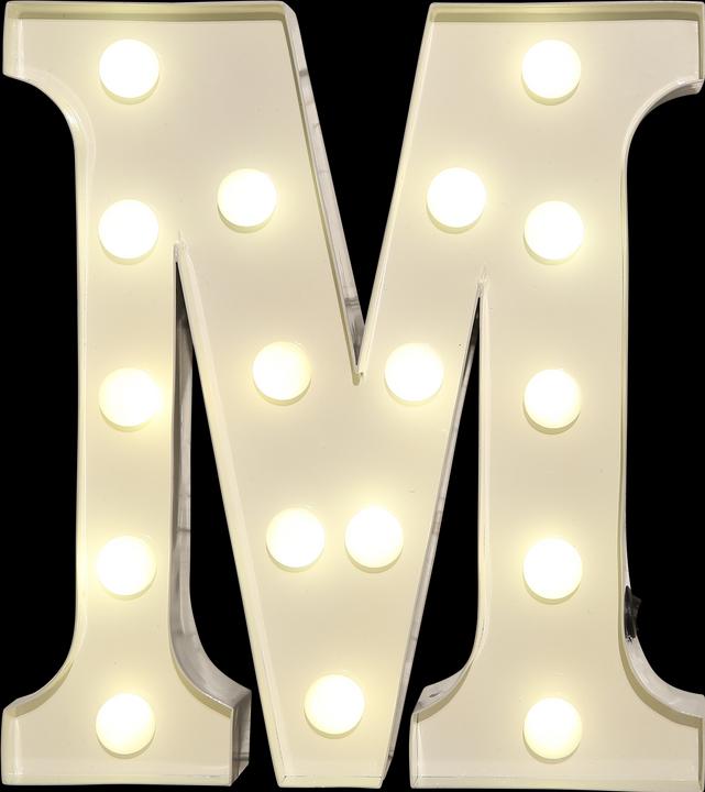 Vegas Lights Buchstabe M