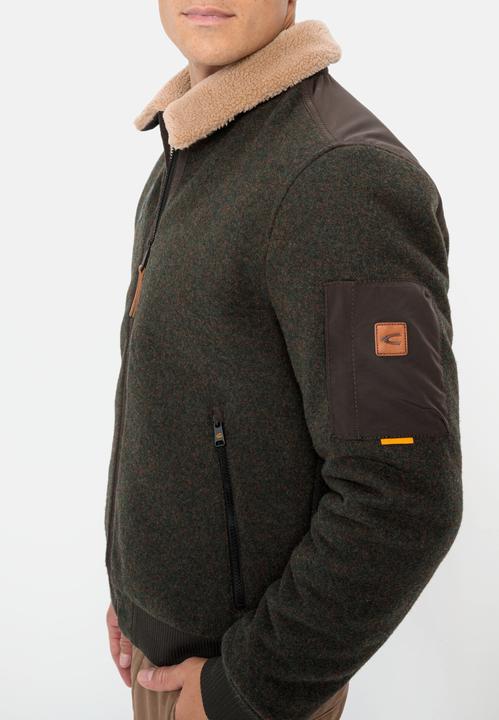 Actual product image Camel Active Bomber jacket with detachable teddy collar (64)
