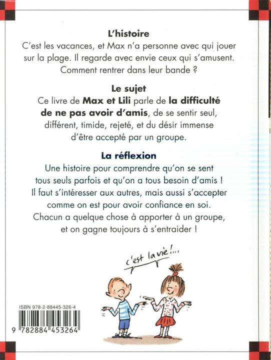 Produktbild Max veut se faire des amis (Französisch, Bloch Serge, Saint-Mars Dominique de, 1996)