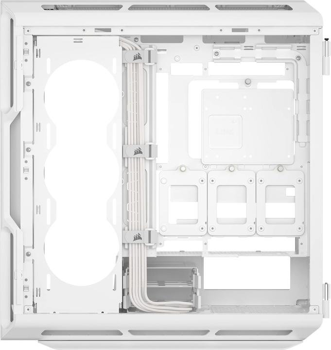 Actual product image Corsair Geh Midi 5000T (Tempered Glass) White (mATX, E-ATX, Mini-ITX, ATX)