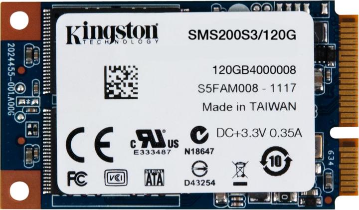 Produktbild Kingston SSD Now 120GB mSata (120 GB, mSATA)