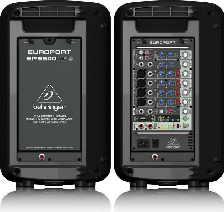 Actual product image Behringer EUROPORT EPS500MP3, PA System (Active, 1x 500 W)