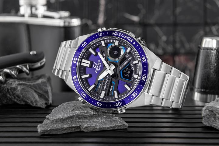Immagine prodotto Casio Edificio (Orologio digitale, Orologio da polso analogico, Lunetta girevole, Orologio radiocontrollato, Orologio sub, 47 mm)