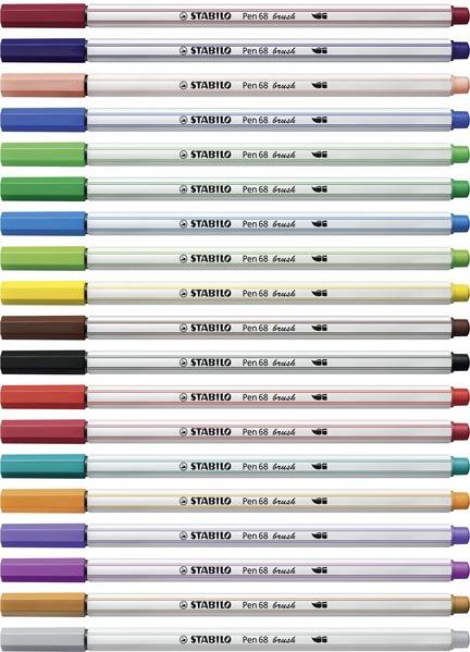 Actual product image STABILO Pen 68 brush (Ultramarine blue, 1 x)