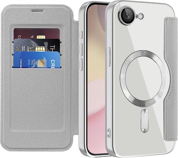 Actual product image Techsuit - SmartMag Book Case - iPhone 16e - Gray (Apple iPhone 16e)