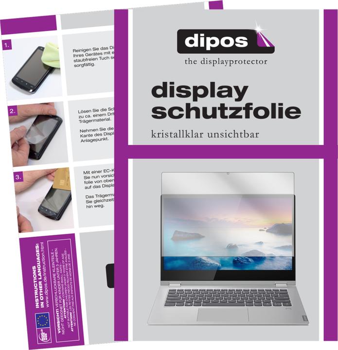 Dipos Displayschutzfolie Crystalclear (2 Stück, IdeaPad C340-14)
