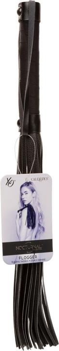 Actual product image CalExotics Nocturnal Flogger Leather Black