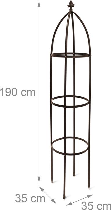 Actual product image Relaxdays Obelisk (35 cm, 35 cm)